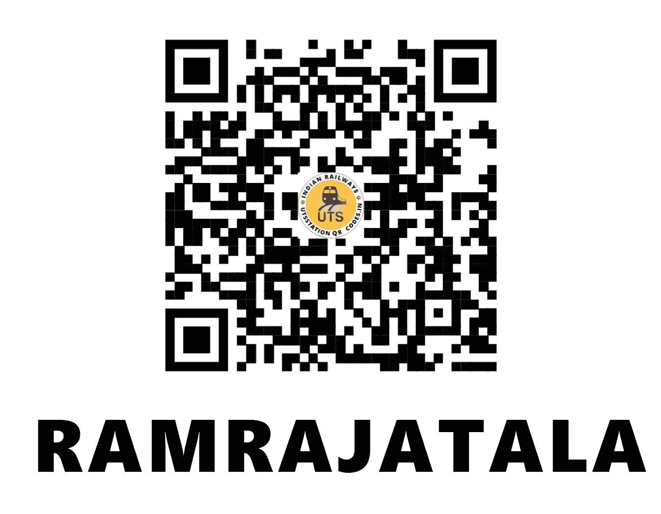 UTS QR Code for RAMRAJATALA - RMJ - SE (WEST BENGAL)